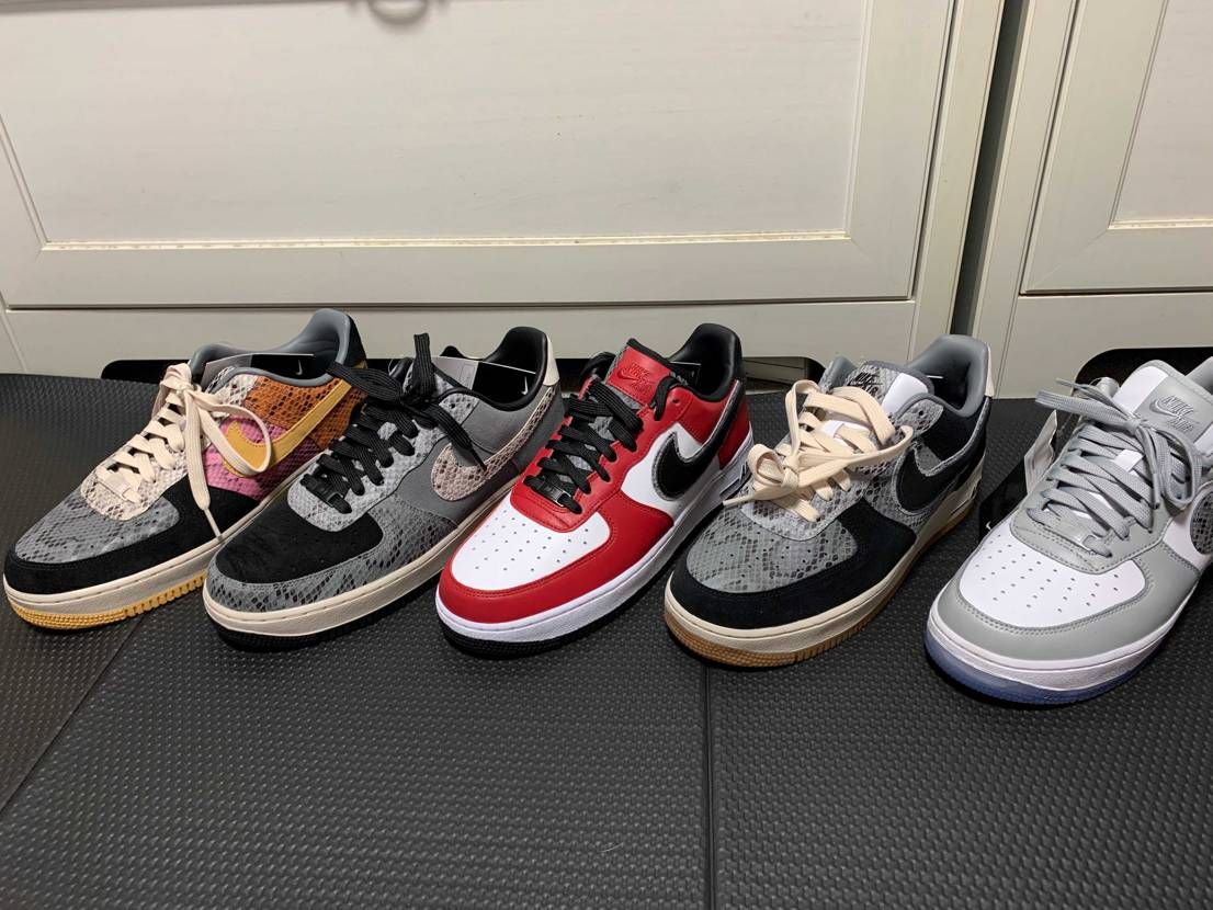4月に頼んだAF1 unlocked BY YOUが届きました。
1月のアンロ