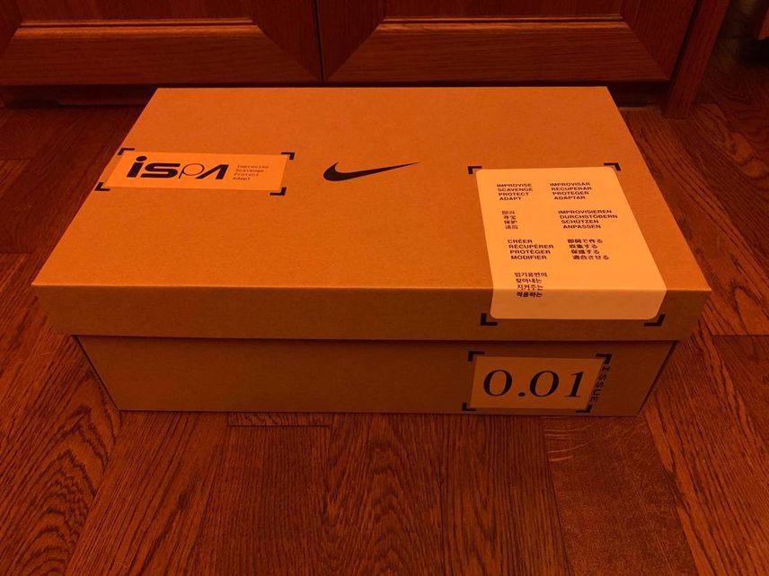 SNKRSで購入したオーバーリアクトサンダルが届きました。リアクトの感触が好きな