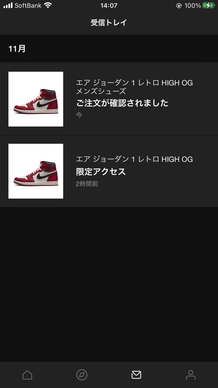 夜勤明けで起きたら届いてた!2時間過ぎてたから買えるか心配で