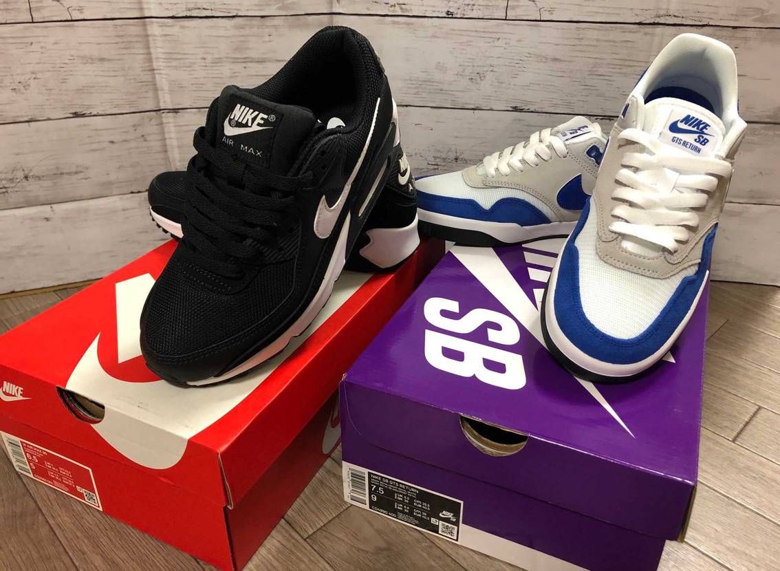 NIKE30%offで購入した分が揃ったので😊
嫁のam90は、5/6に到着し