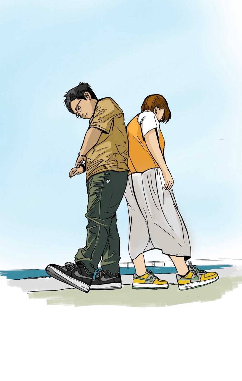 saburo師匠に、嫁とby youアンロックド購入記念のイラストを描いて頂きま