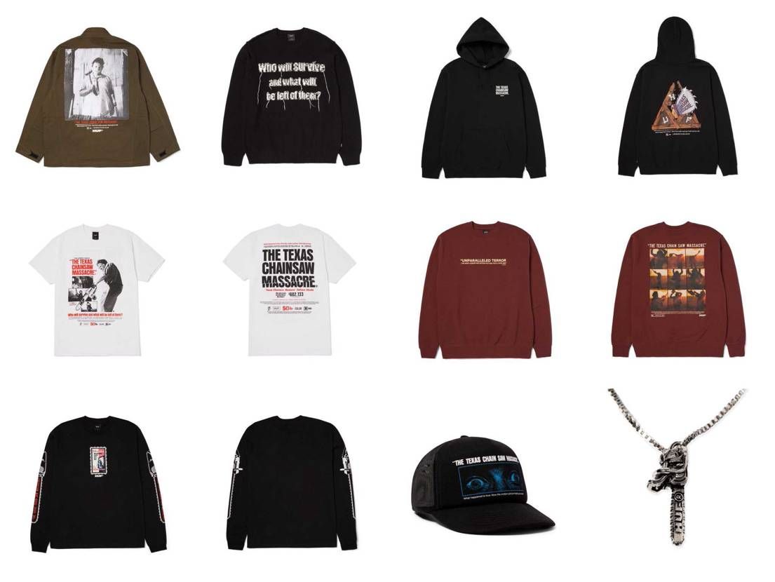 HUF × 悪魔のいけにえのアパレルもあるのか！！
このチェーンソー本当だな。