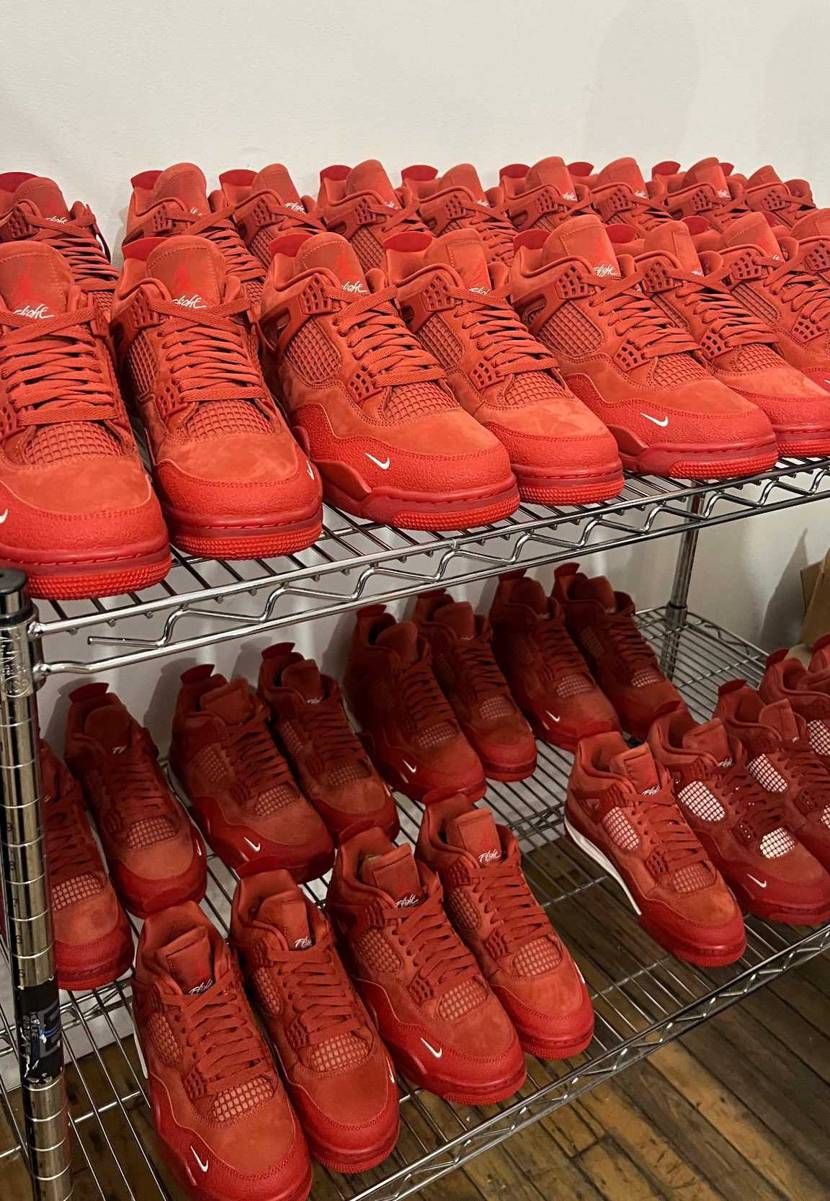 Nigel Sylvester x Air Jordan 4 
"Brick 