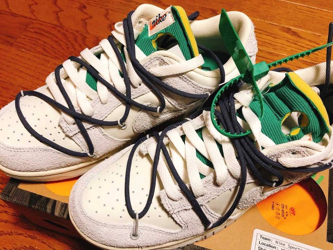 初めての限定アクセスから届いたowダンク！
質感とカッコ良