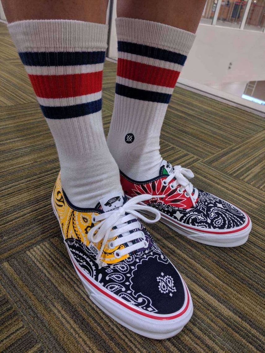 足をだせる季節になってきたら 最初に履こうと決めていたVANS❗ ソックスはST