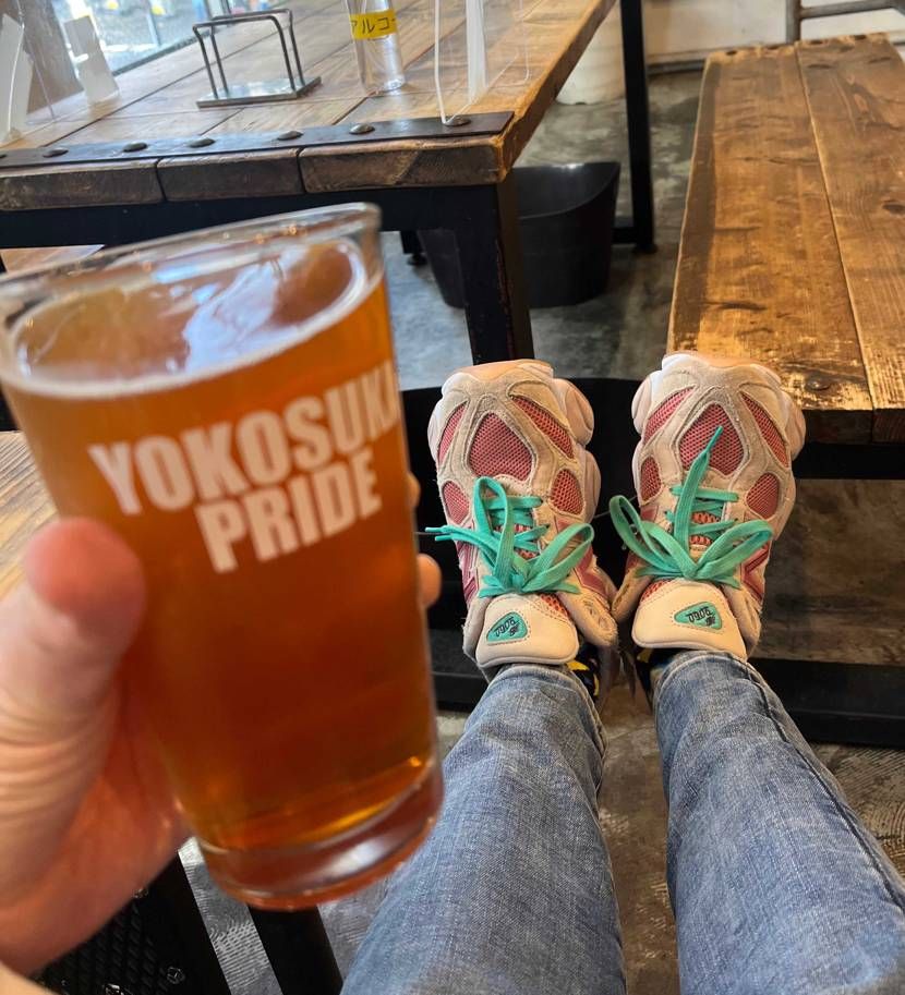 全然当たらないから、もう飲んじゃう🤣
皆さま、お先です🍻

スニーカーはジ