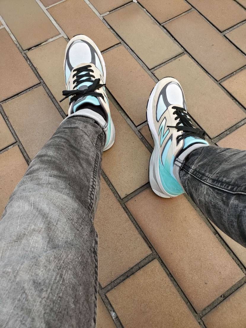 キワモノYCMC別注の990v5を今日初履きしましたw
手元に来たときは、ミッド