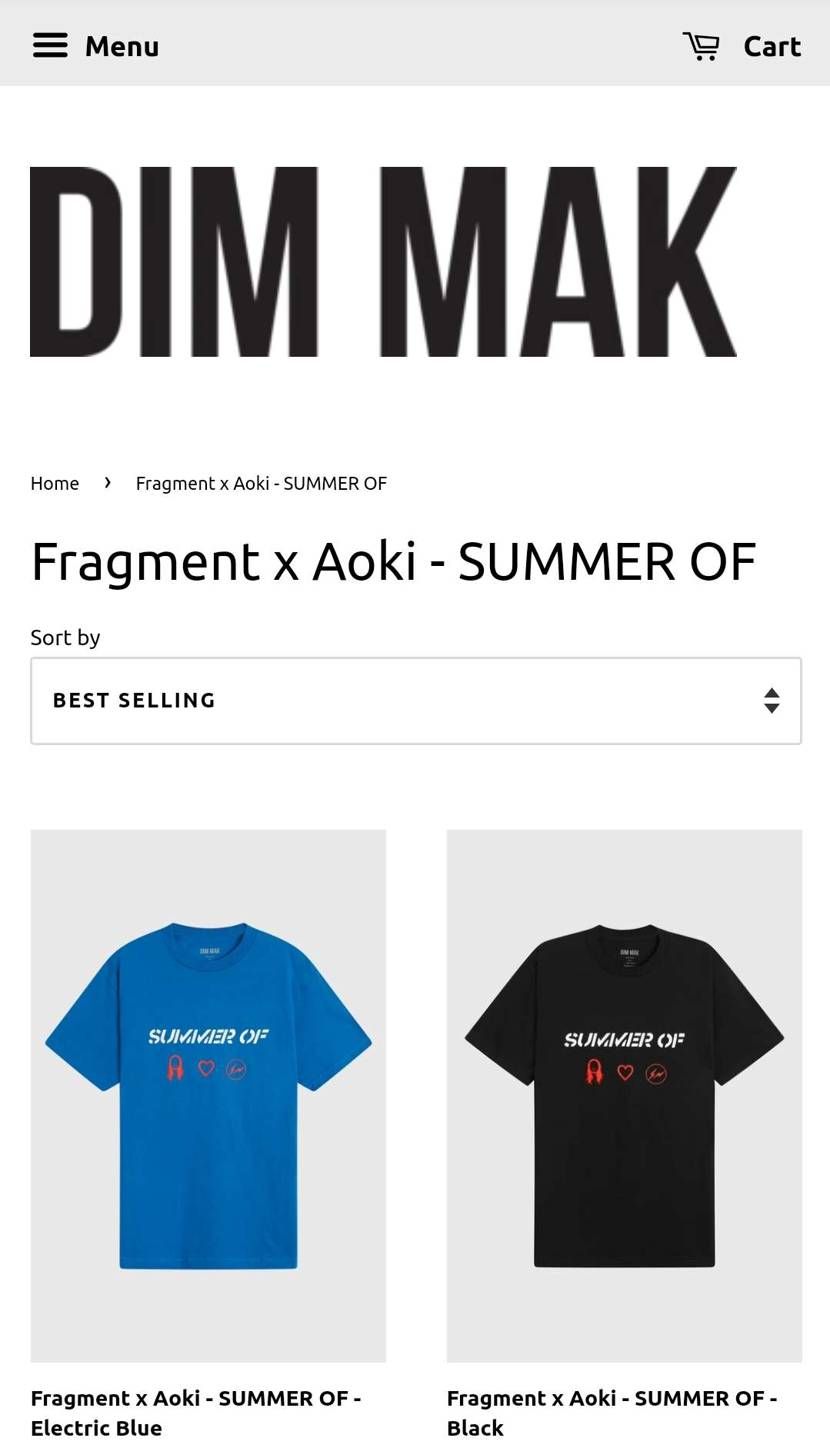 藤原ヒロシとスティーブアオキ好きな方向けです。コラボTシャツ発売してます！

h