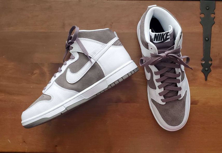 ご参考までに、dunk high by youのケイブストーンいい色でした!ホワ