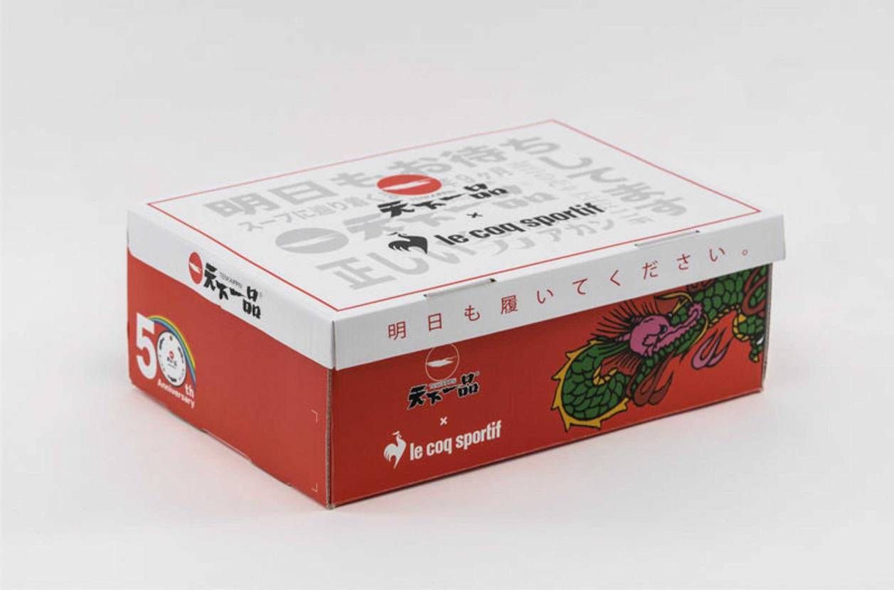 天下一品とルコックスポルティフのコラボww
凄いとこ突いて