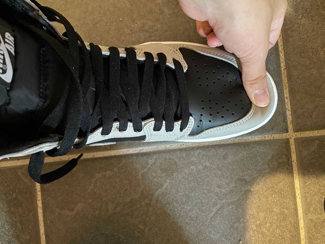 幅はいい感じなんですけどつま先がこんくらい余っちゃってます。サイズ間違えましたか