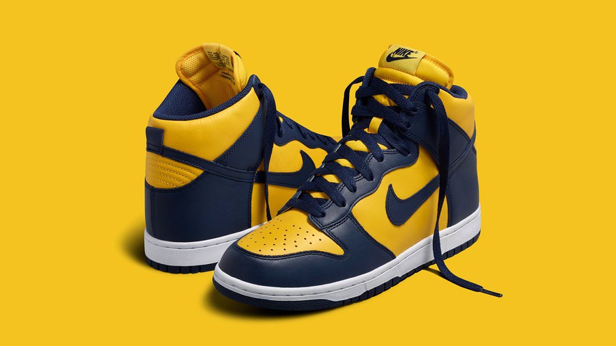 NIKE DUNK HIGH "MICHIGAN" "Varsity Maize