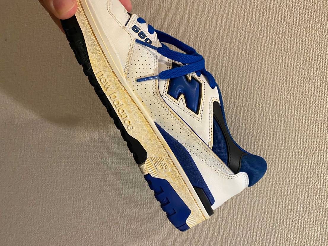 見にくいですがFoxのビンテージペン使用してアセトンで軽く脱色して紙ヤスリを軽く