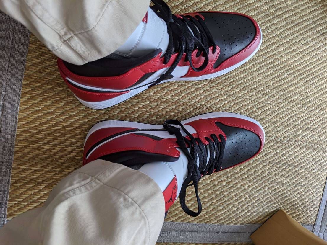 天気が良いので。
履くなら今日しかない！初履き。