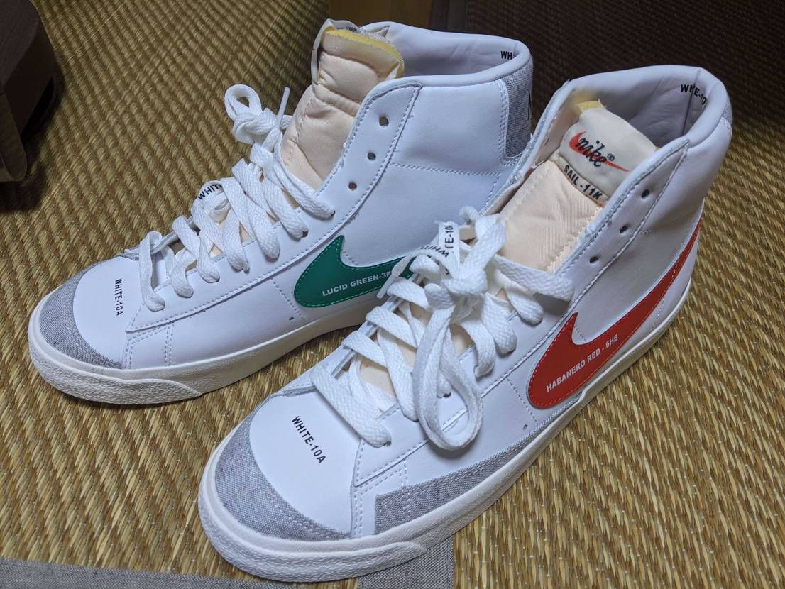 サイズ間違いでしたが無事履けました。
紐を緩めにする必要はありますが(¯―¯٥)