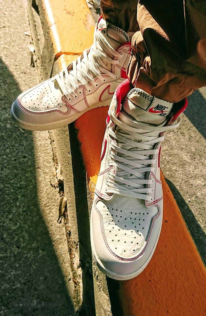 AJ1も履いたほうが絵になる
ご指摘もあり、色合わせは慎重に普通にしました笑