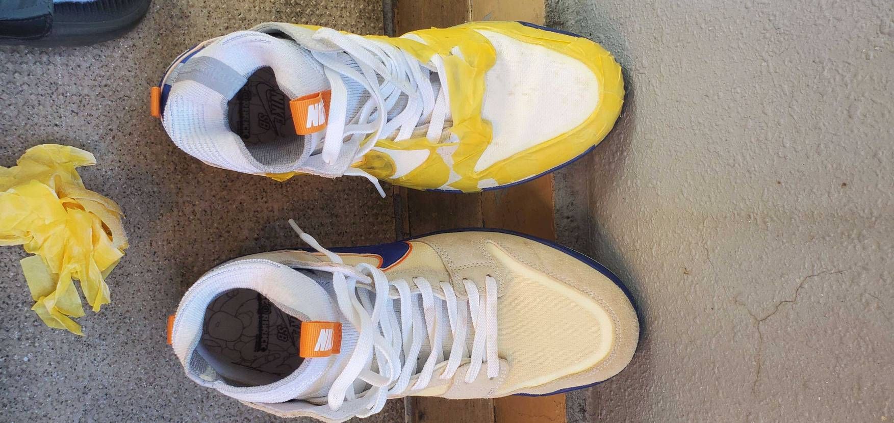 塗装
白からベージュ