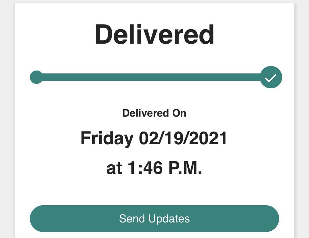 Stockでエアマックスイエグラを注文してはや2ヶ月。
追跡してもこの画面にな