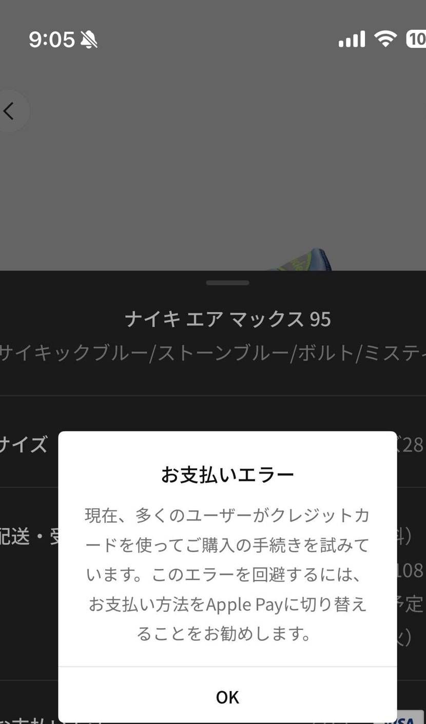 10分間なんやったんや？ほんでApple Payの登録なんかないぞ