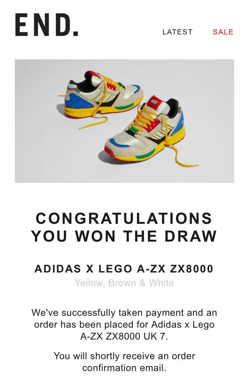 ENDで当選しました。カード請求額が14,025円なので、関税払ったら国内と同じ