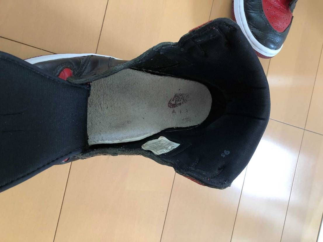 '94AIRJORDAN1BRED ソールスワップリペアから