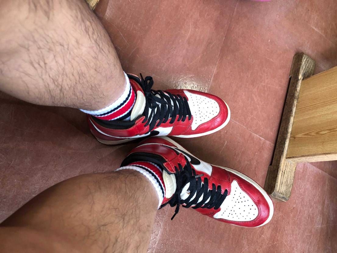 夏を惜しんでハーパンに。足元はリペアから戻った
'94CHICAGO