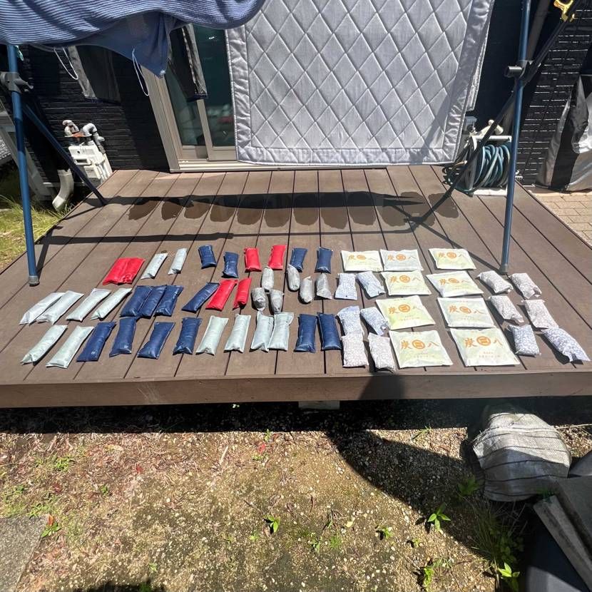 良い天気だー😁　天日干し🤙