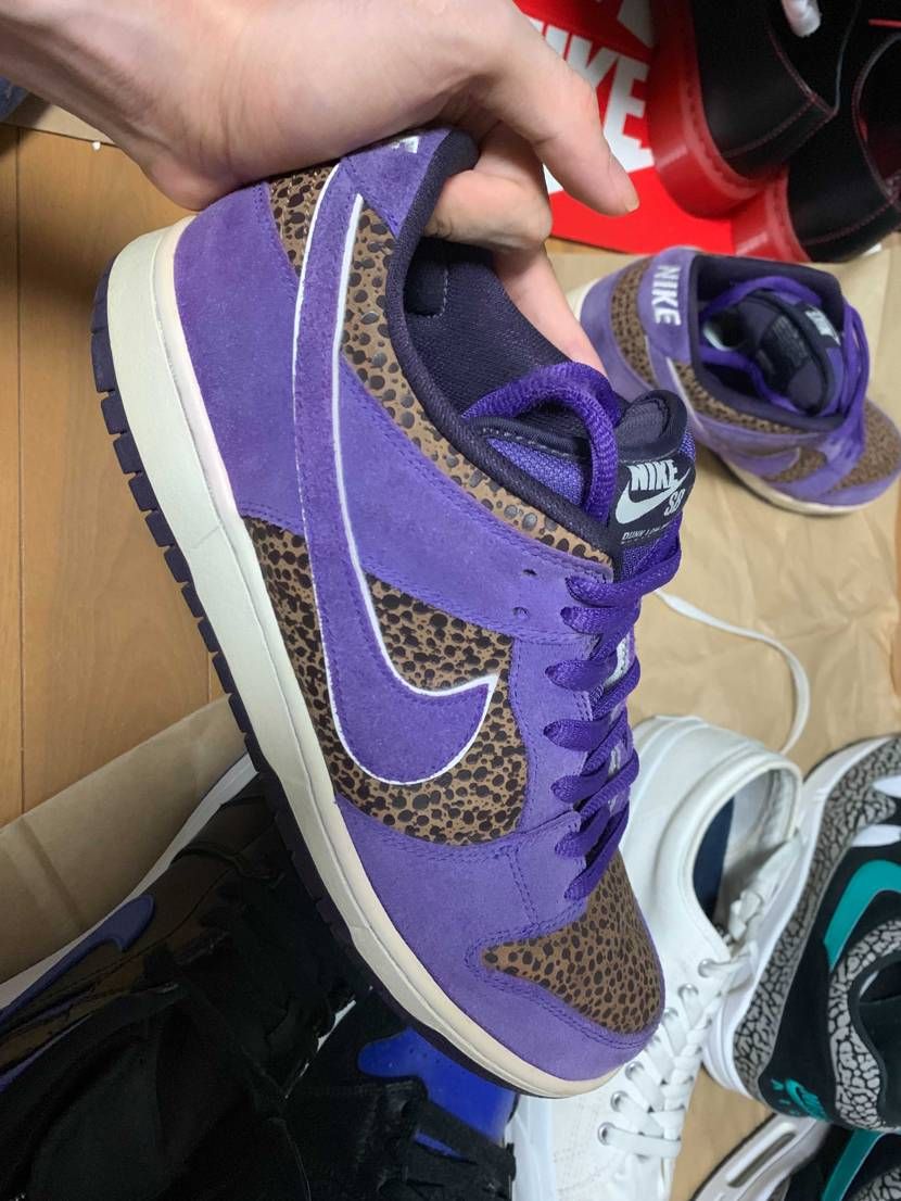 古着屋で買ったパープルサファリ
色が褪せてるけど紫が濃い状態よりこっちの方が個