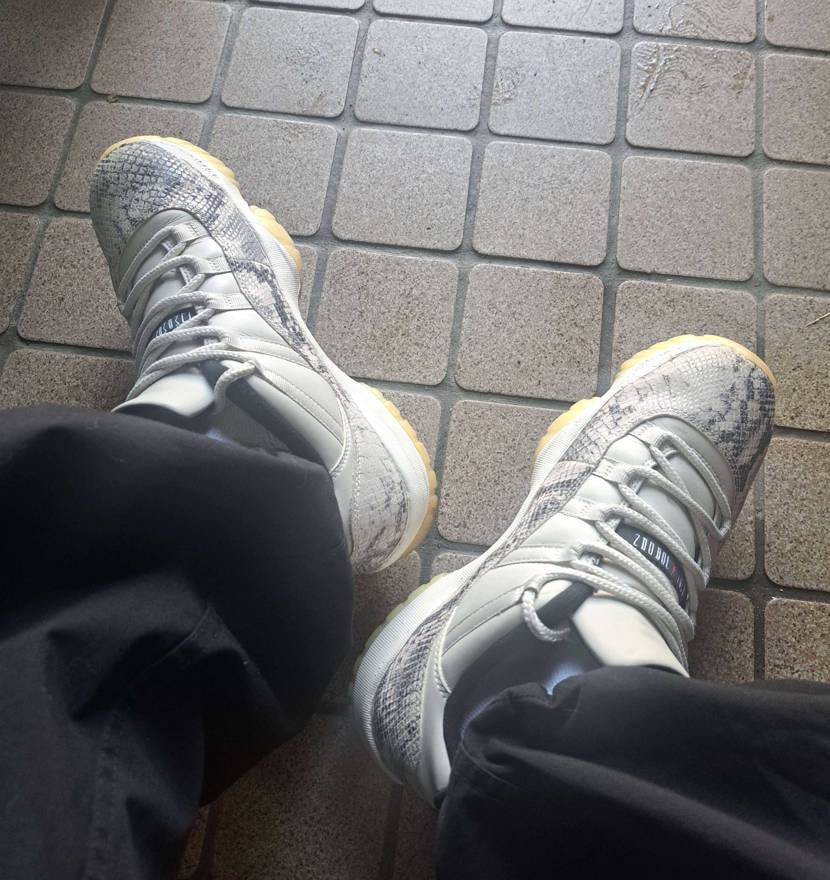 今日は珍しくイレブン😊
この蛇柄が溜まらんく好き😁
暖かくなったらソールの黄