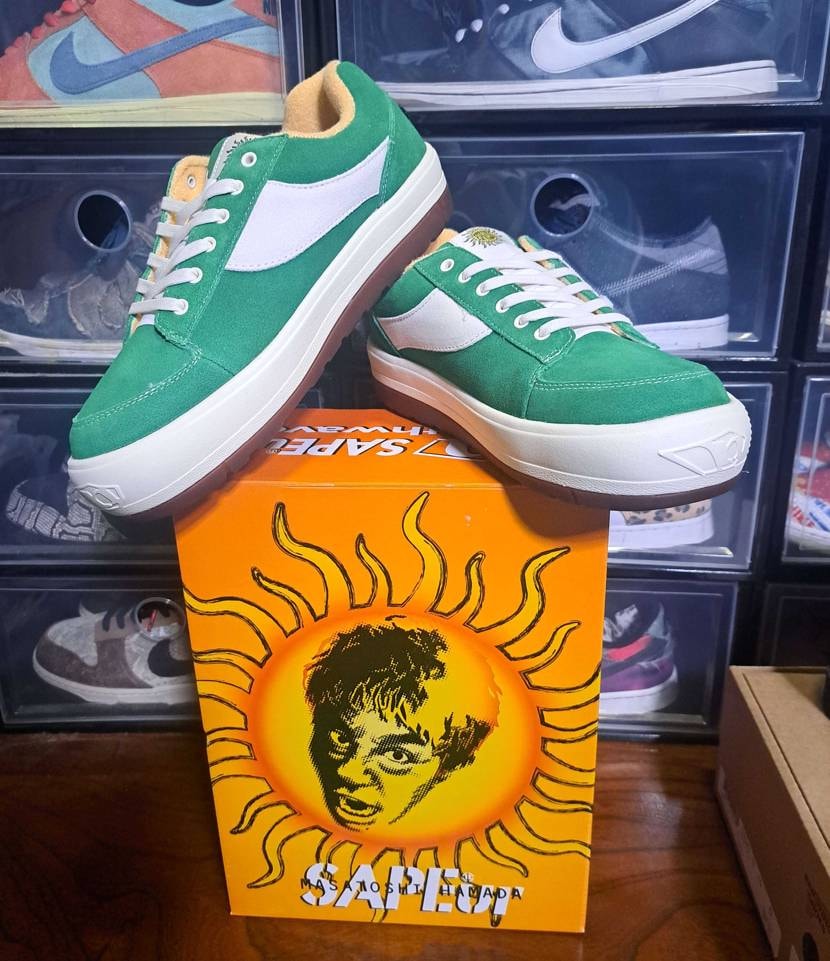 浜ちゃん到着😆
店舗で紫🟣見たら欲しくなったけどPRO-Kedsの🟣買ったから