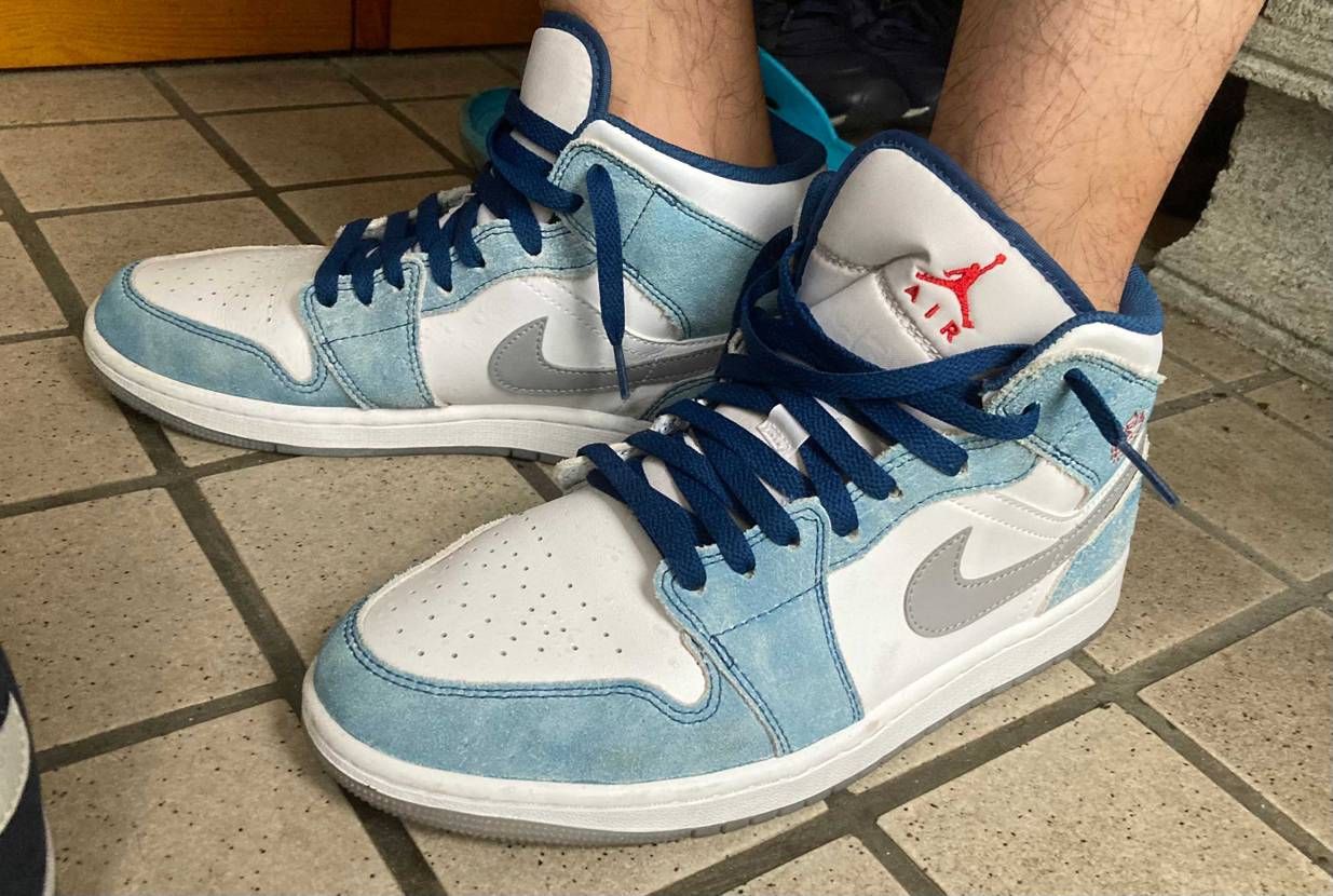AJ1HIGHはディスプレイにしかしてない分気軽に履けるMID大好きです☺️✨