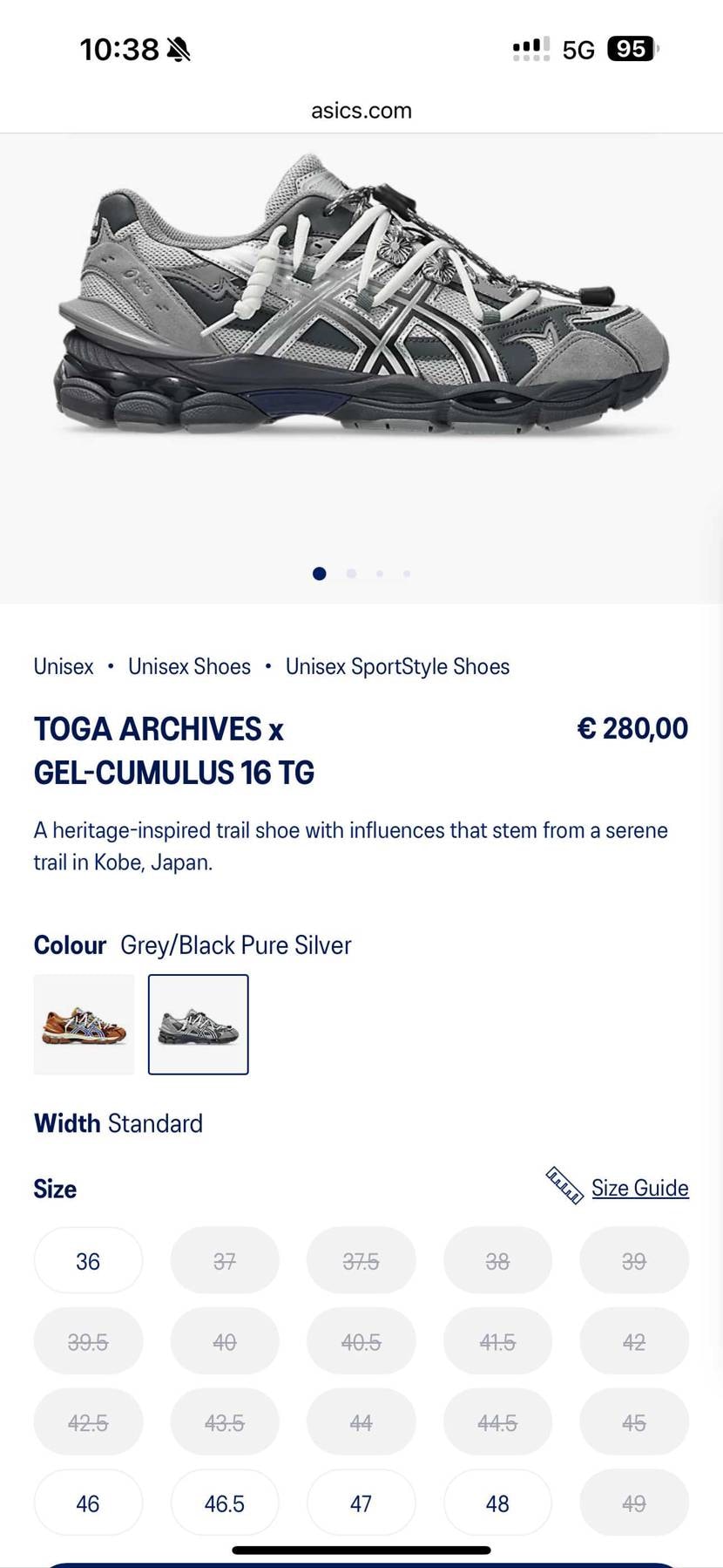 end.は競争率激しそうだったので、国内でGOT’EMできなかったWHITEをA