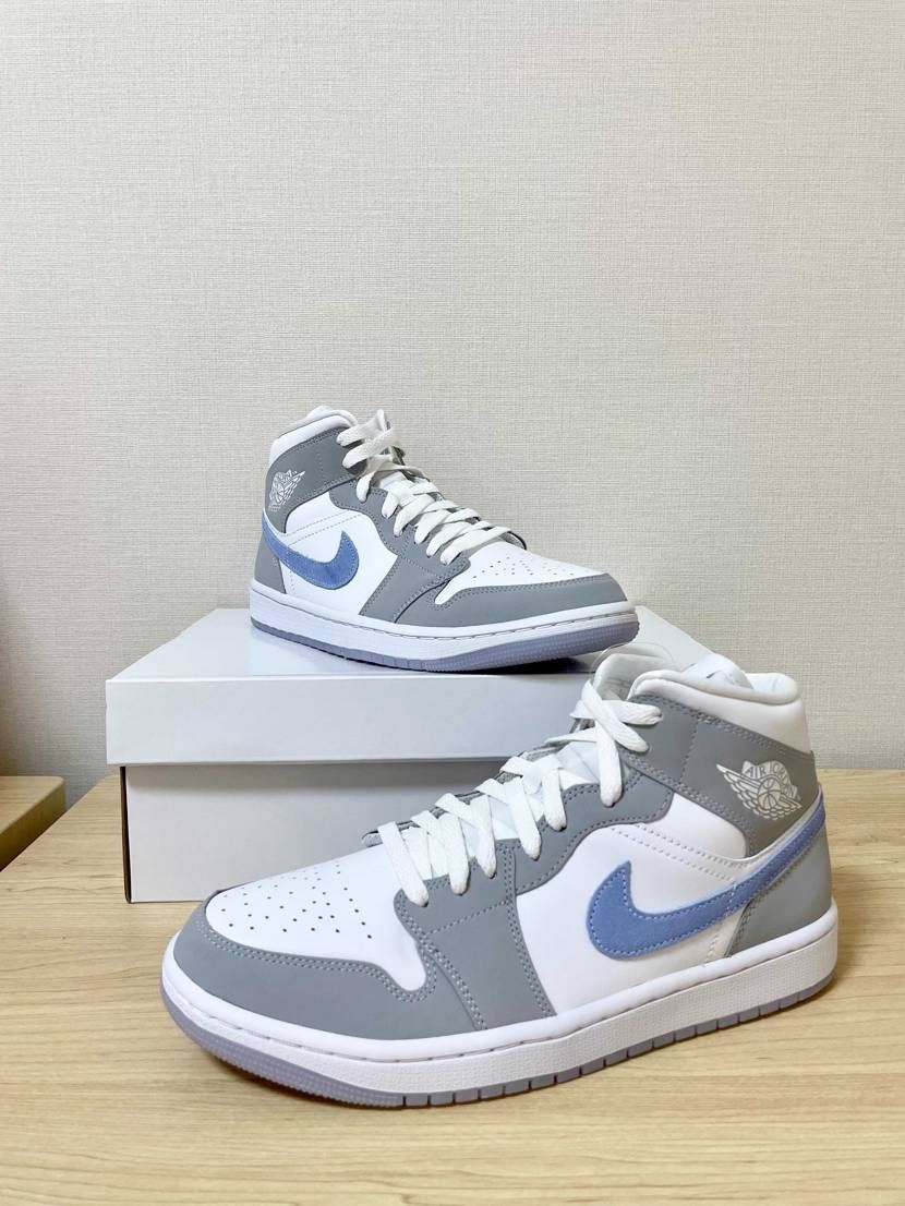 NIKE - NIKE ナイキ WMNS AIR JORDAN 1 MID KENTUCKY BLUE ウィメンズ