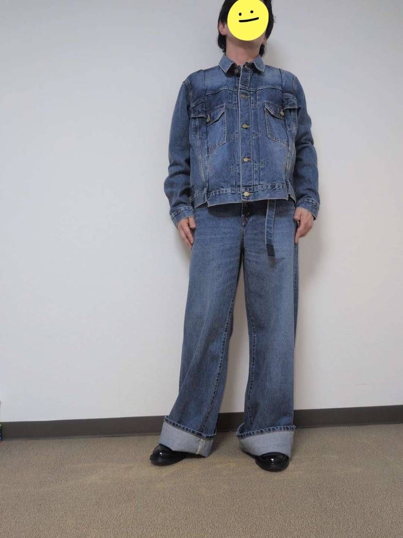 早速着てみました😊
上が2👕
下が3です👖
176/73の筋肉質