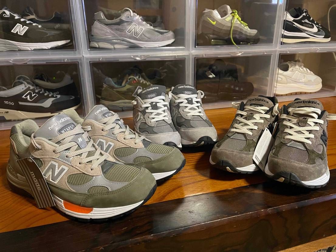 990V3も好きだけど、やっぱ992のこの3足！ようやくコンプリート！
しかし