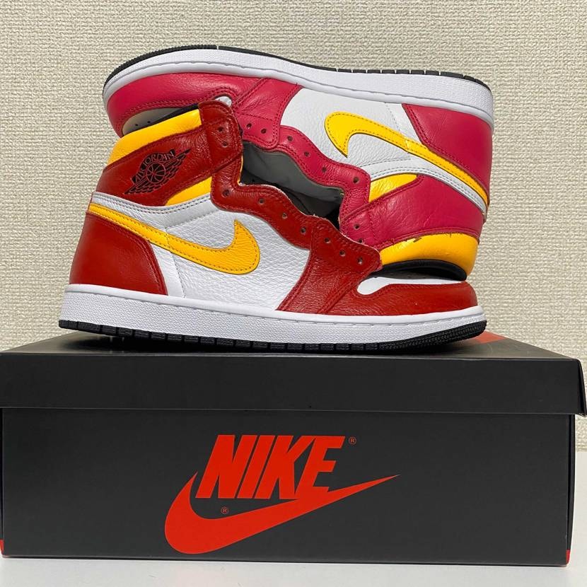 ジョーダンのレイカーズの黄色のところ削らずネイビーの部分だけ