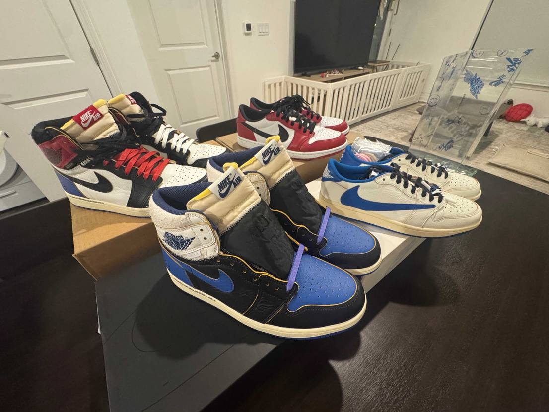 アメリカに住み始めて半年
4足買ったけど全部AJ1
相場的にも全部ベストな時