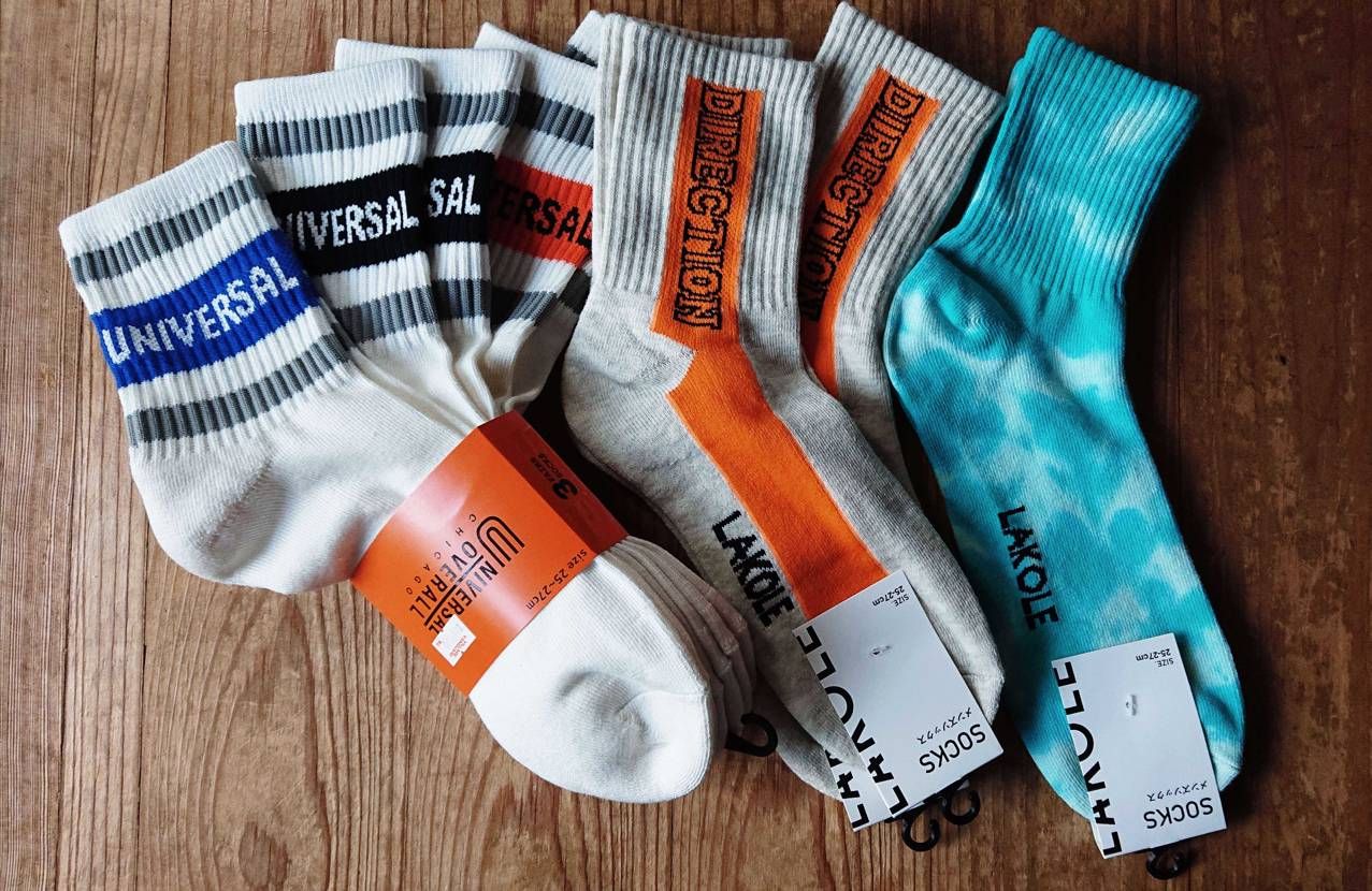最近ソックスに目覚めて買い漁ってます
本日の収穫🧦