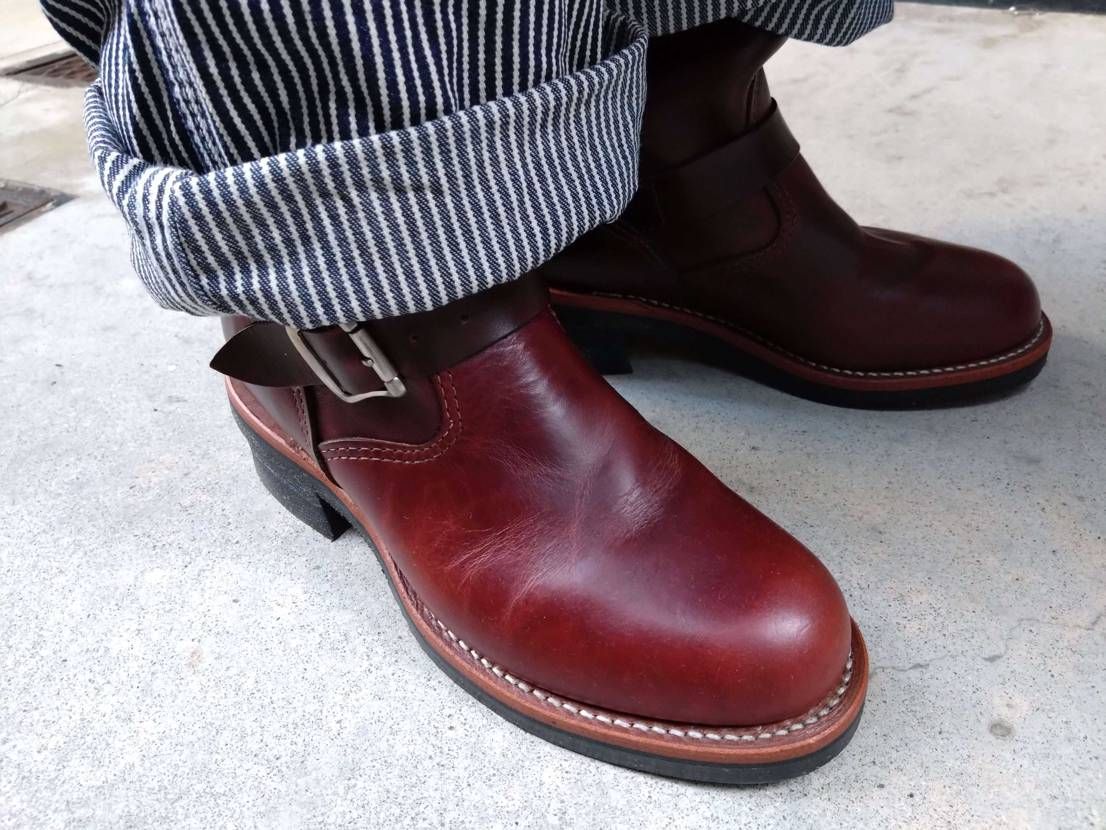 今日はCHIPPEWAのエンジニアで🥾アママのオファーは来てません🤣