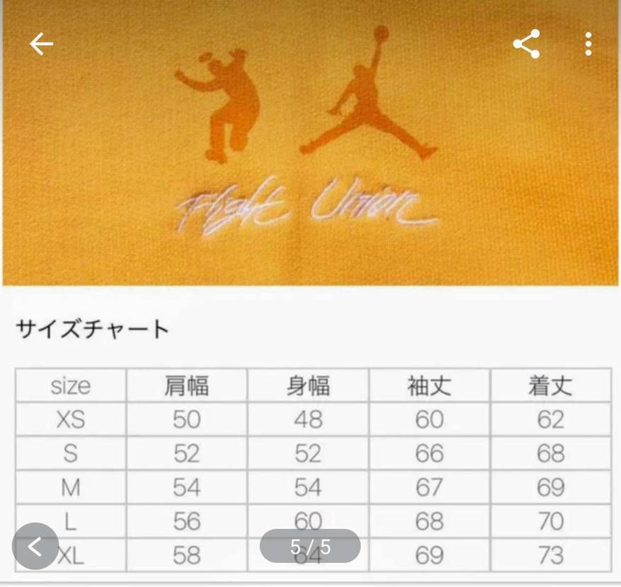 balanceさん参考にどうぞ😉
手持ちのパーカーと確認下さいね🧐😉

追