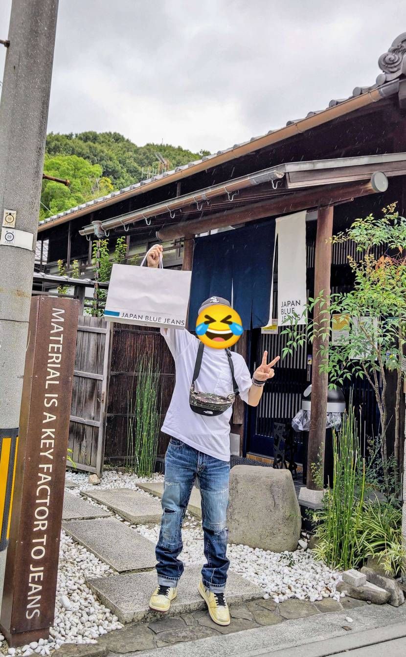 昨日Japan Blue で買った part①です😉
今日の格好に着ただけです