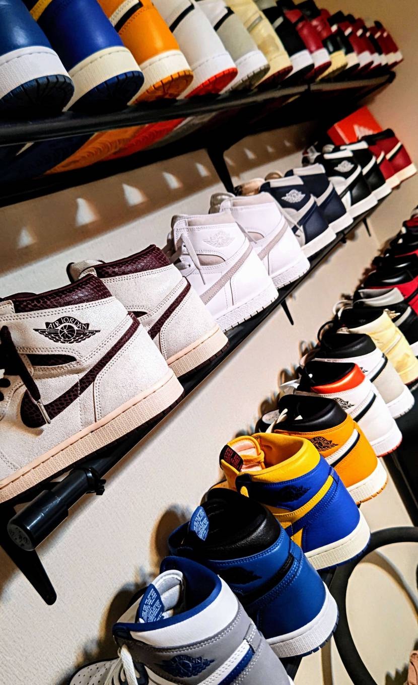 皆さん😊こんばんわ🌃✨
AJ1 High ❤️🤍🖤を数えたら９足でした🥴😲
