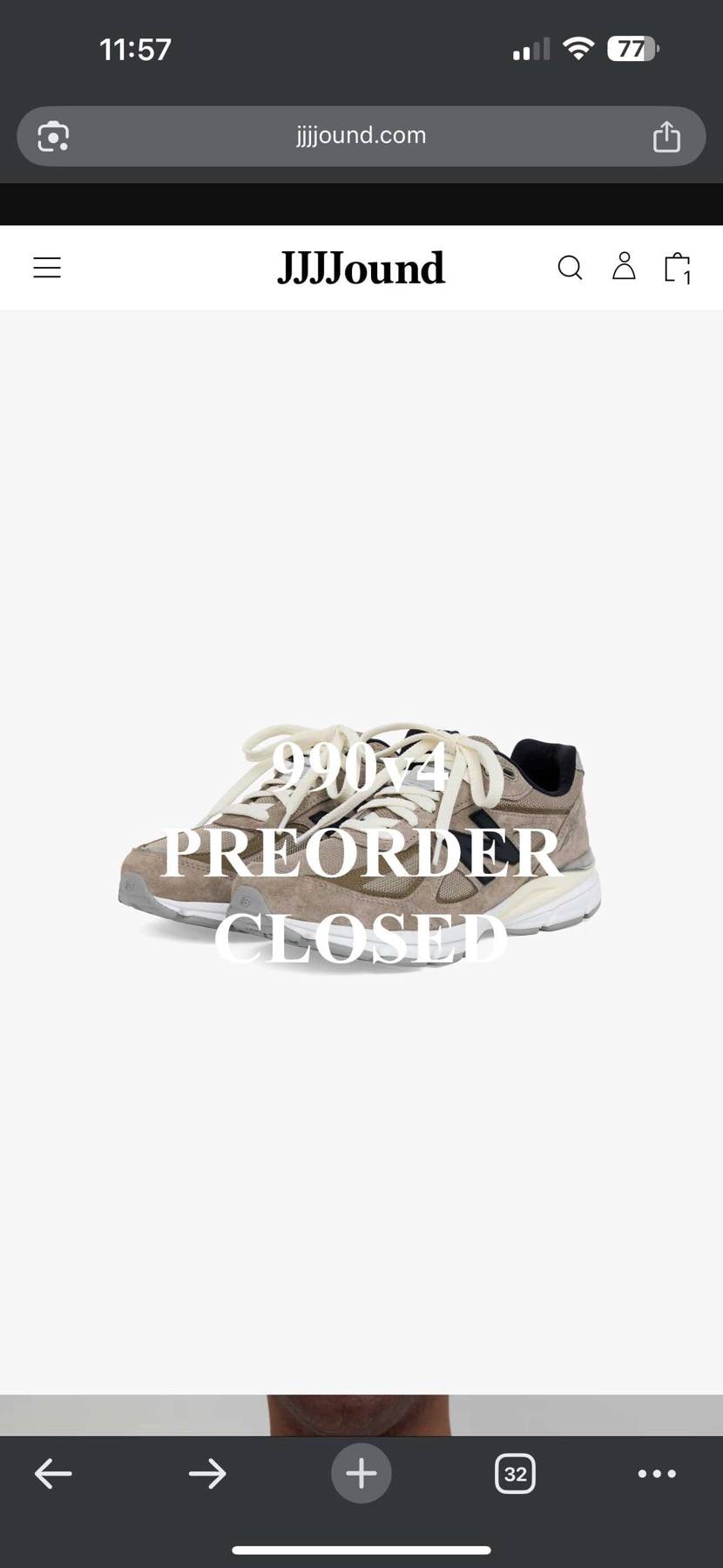 ページ無くなりましたね。
突然の終了ですかね？
開始直後にオーダー出来て良か