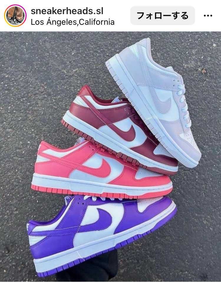 ピンク色のダンクって何かわかる人いますか？