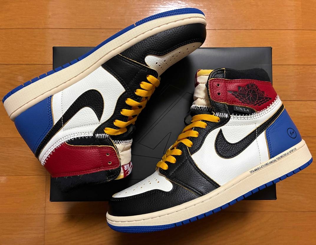 今日ようやく受け取りました！
UNIONの黄色いシューレー