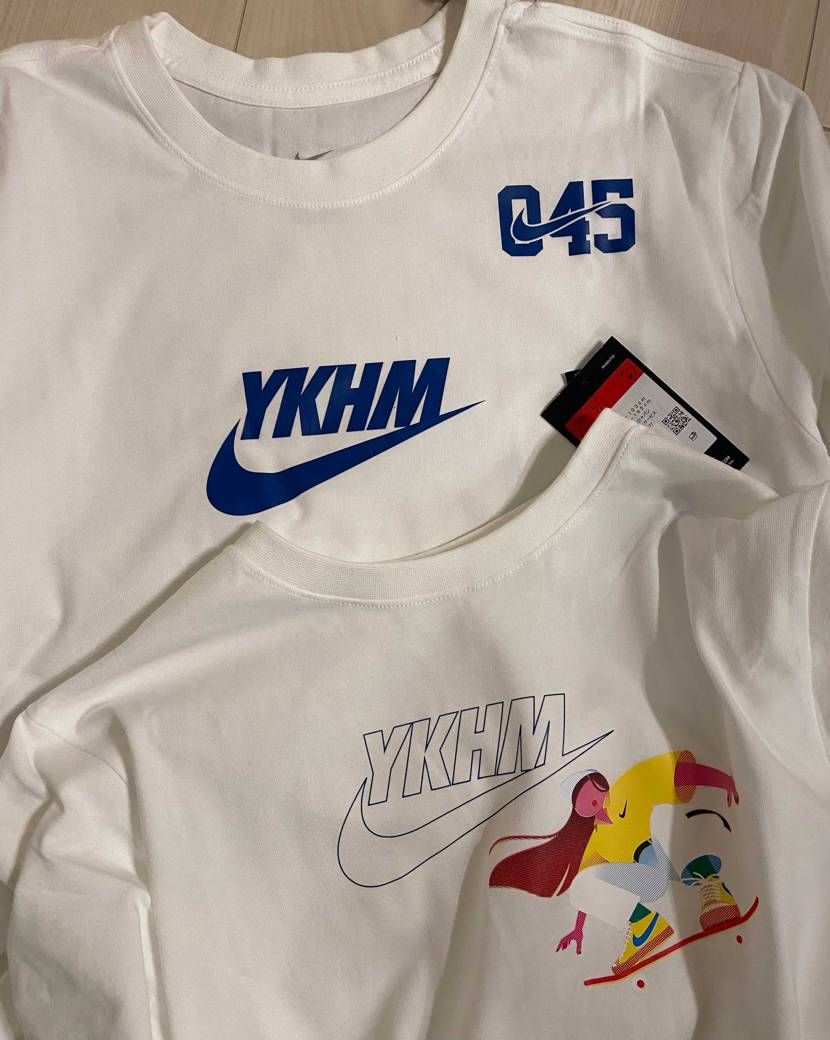 行ってきました。
NIKE横浜
シャツ作ったけど妻の方がセンスいい^ - ^