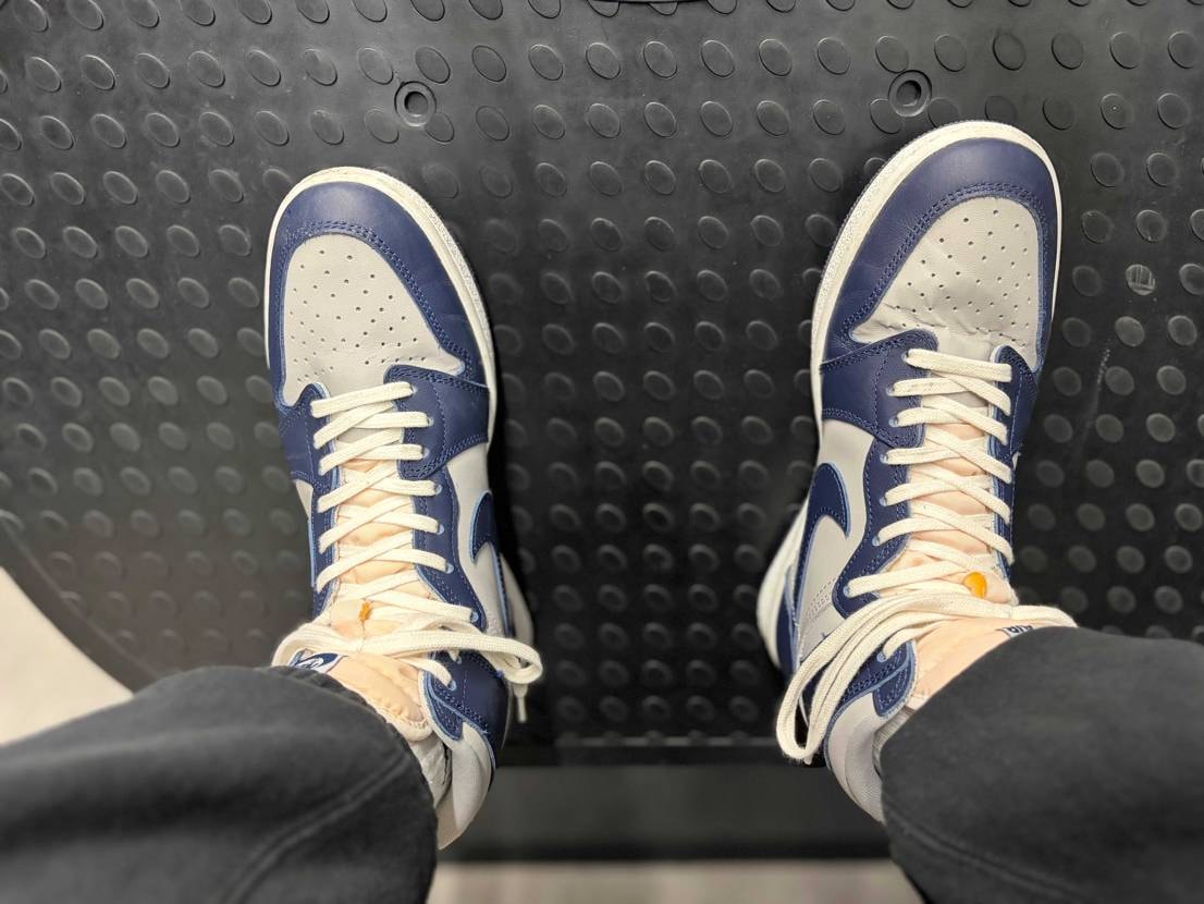 ジムにて
右足のシワがなんか変😂