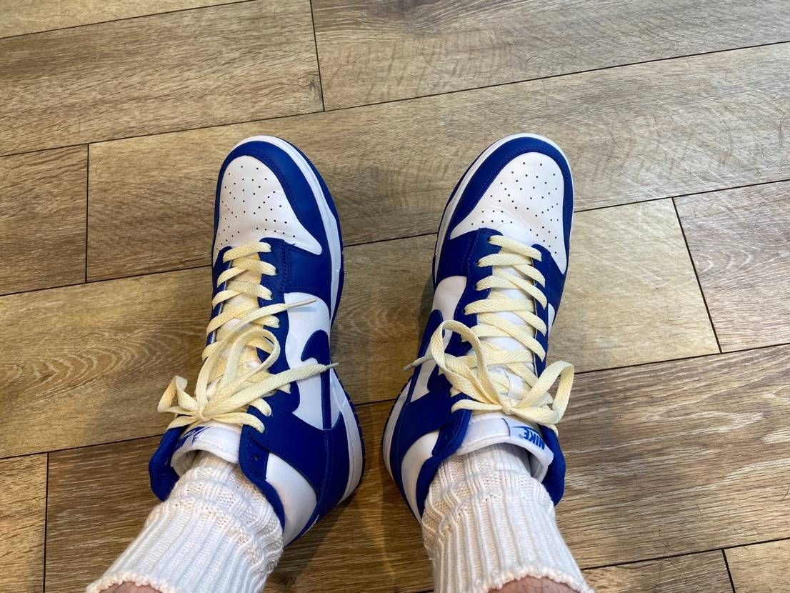 大安にてダンクハイおろしましたー！

シューレースはセイ