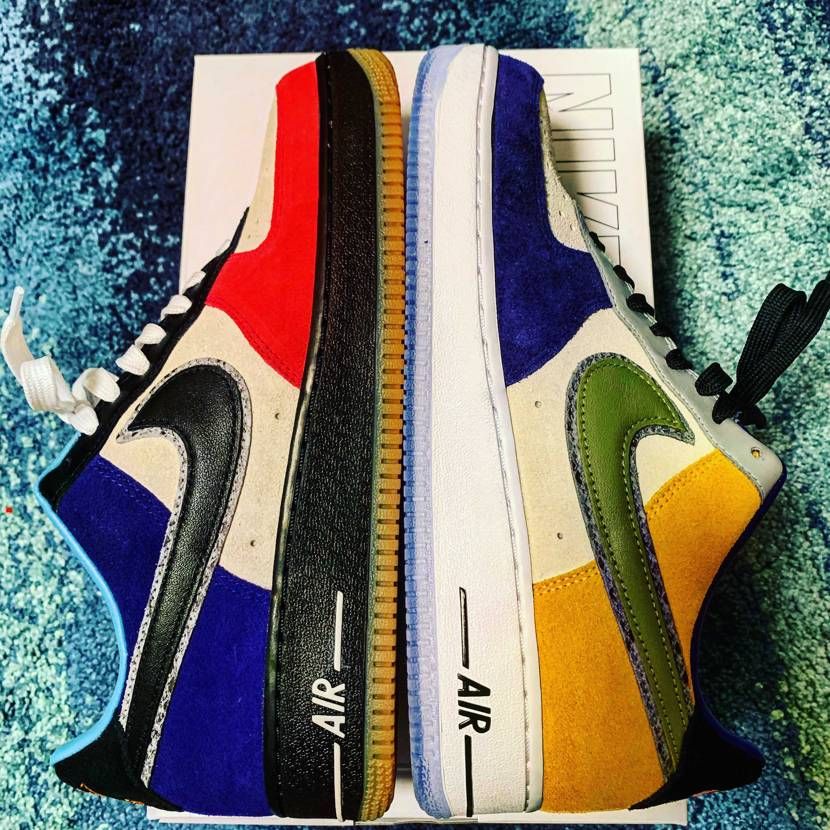 先輩と片足交換してAF1 WHAT THE LA風にBY YOUしてみました！
