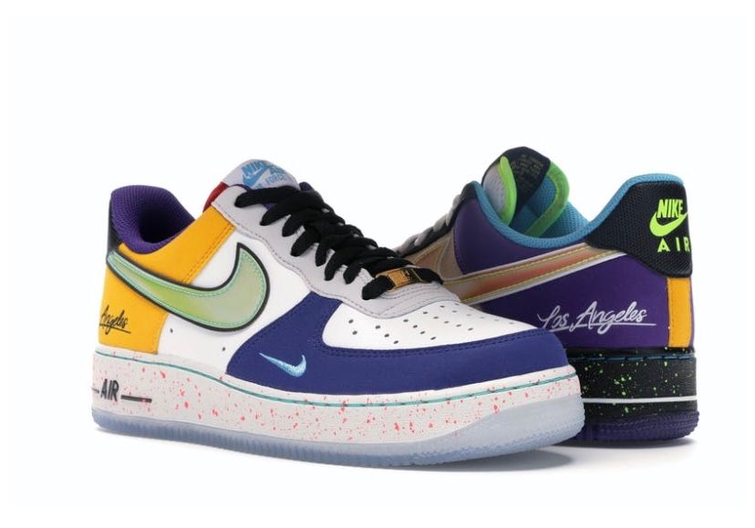 先輩と片足交換してAF1 WHAT THE LA風にBY Y